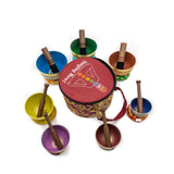 Tibetan Singing Bowls Set | Antique Mindfulness Bell Meditation Bowl Yoga Therapy | Healing Bowl | Sound Bowl | Self-Care Gift - FWOSI