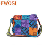 Unisex Patchwork Shoulder Bag - Stylish and Versatile Unisex Shoulder Bag